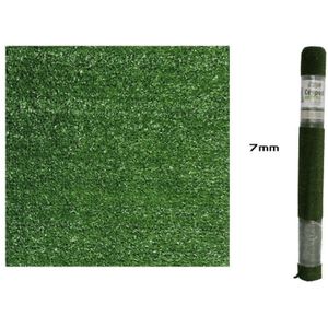 Grastapijt 1 x 10 meter - 7mm - Kunstgras - Artificial Grass Geschikt voor tuin, balkon, terras of speelkamer