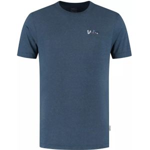 Blue Loop Denimcel Beach Vibes T-shirt Heren Indigo M