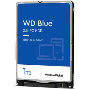 Western Digital WD10SPZX Blue HDD, 2.5", 1 TB, SATA3, 5400 RPM, 128 MB