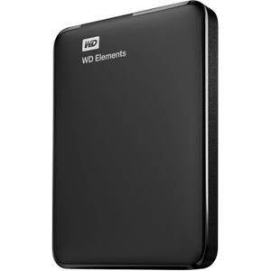 WD Elements Portable, 2 TB harde schijf WDBU6Y0020BBK-WESN, Micro-USB-B 3.2 (5 Gbit/s)