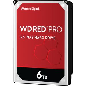 Western Digital rood Pro 6TB SATA 6Gb/s 128MB Cache Internal 8.9cm 3,5" 24x7 7200rpm