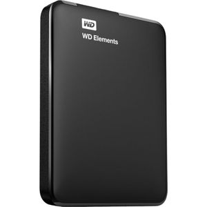 Western Digital Elements 4TB External Hard Disk Black
