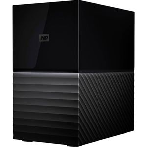 WD My Book Duo WDBFBE0160JBK - Hard drive array - 16 TB - 2 bays - HDD 8 TB x 2 - USB 3.1 (extern)