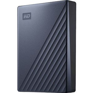 WD My Passport Ultra 4 TB Externe harde schijf (2,5 inch) USB-C Blauw WDBFTM0040BBL-WESN