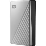 WD 4TB My Passport Ultra for Mac Portable HDD USB-C ready with software for device management, backup and password protection - Silver