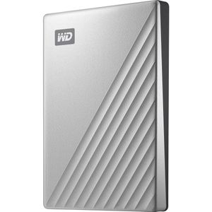 WD - My Passport Ultra - Draagbare Harde Schijf - Zilver - 2TB - USB-C