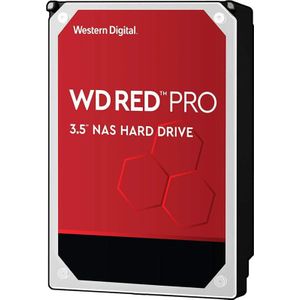 Western Digital WD Red Pro NAS Harde Schijf 10 TB (NASware-firmware Voor Compatibiliteit, 3,5 Inch, 7200 RPM, SATA 6 Gb/s, CMR, Werkbelasting 180 TB/jaar)