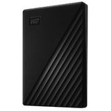 WD My Passport 5 TB draagbare harde schijf (draagbare opslag, slank ontwerp, met software voor apparaatbeheer, back-up en wachtwoordbeveiliging - Zwart - Compatibel met PC, Xbox en PS4