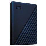 WD My Passport for Mac 2 TB draagbare harde schijf (draagbare opslag, slank ontwerp, geschikt voor Time Machine, WD Discovery-software, wachtwoordbeveiliging) Midnight Blue