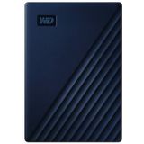 WD My Passport for Mac externe Festplatte 2 TB (mobiler Speicher, USB-C-fähig, herunterladbare Software, Passwortschutz, Mac kompatibel, einfach einzusetzen) mitternachtsblau