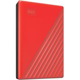 Western Digital My Passport Externe Harde Schijf 2 TB Rood