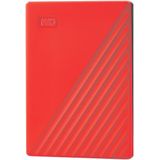 Western Digital My Passport Externe Harde Schijf 2 TB Rood