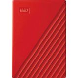 Western Digital WD My Passport Portable HDD USB 3.0 van 2 TB met software voor apparaatbeheer, back-up en wachtwoordbeveiliging - Rood - Geschikt voor PC, Xbox en PS4