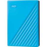 Western Digital WD My Passport Portable HDD USB 3.0 van 2 TB met software voor apparaatbeheer, back-up en wachtwoordbeveiliging - Blauw - Geschikt voor PC, Xbox en PS4