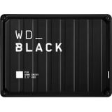 WD_BLACK P10 Game Drive 5 TB draagbare opslag (High-performance harde schijf, voor console en PC, snelheden tot 130 MB/s) Zwart - Werkt met Console of PC