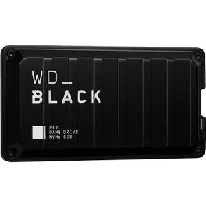 WD_BLACK P50 Game Drive SSD 500 GB Draagbare opslag (SuperSpeed USB 3.2 Gen 2x2, schokbestendig, leessnelheden tot 2.000 MB/s) Zwart - Ook compatibel met PC, Xbox en PS5