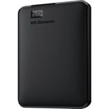 WD Elements Portable externe Festplatte 5 TB (mobiler Speicher, USB 3.0-Schnittstelle, Plug-and-Play, für Windows formatiert) Schwarz