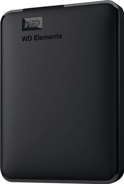 WD Elements Portable externe Festplatte 5 TB (mobiler Speicher, USB 3.0-Schnittstelle, Plug-and-Play, für Windows formatiert) Schwarz