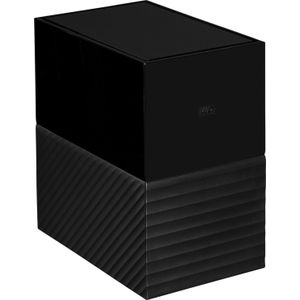 WD My Book Duo 24 TB Desktopopslag (SuperSpeed USB-poort, 256-bits AES-hardwareversleuteling, met software voor apparaatbeheer, back-up en wachtwoordbeveiliging) Zwart