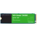Western Digital WD Green SN350 500 GB M.2 NVMe SSD met een leessnelheid van 2.400 MB/s en een schrijfsnelheid van 1500 MB/s