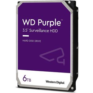 WD - Purple - Harde Schijf - Paars - 6 TB - 3.5"