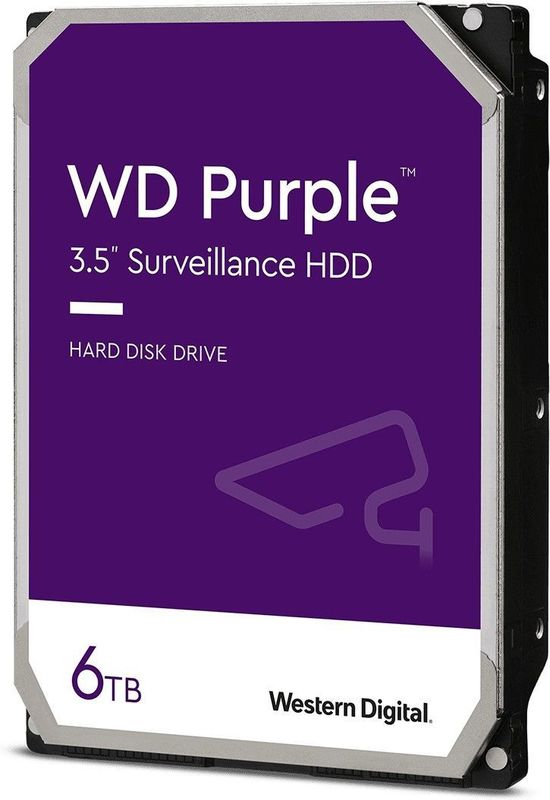 WD - Purple - Harde Schijf - Paars - 6 TB - 3.5"