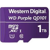 WD Paars , Bewaking, microSD XC, Klasse - 10, UHS 1 (microSDXC, 1000 GB, U1, UHS-I), Geheugenkaart, Paars