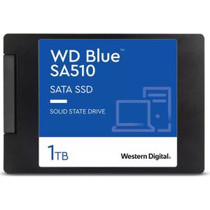 WD Blue SA510 2,5"" SATA harde schijf (1TB leessnelheid, tot 560 MB/s)