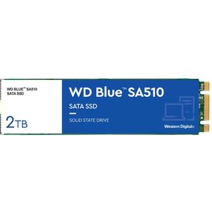 WD Blue SA510 2TB M.2 SATA SSD met een leessnelheid van maximaal 560 MB/s
