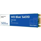 WD Blue SA510 SATA SSD 500 GB (tot 560 MB/s, Acronis True Image for Western Digital, gratis proefversie voor drie maanden van Dropbox Professional, 5 jaar beperkte garantie) M.2