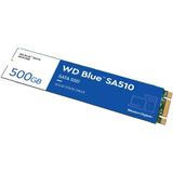 WD Blue SA510 SATA SSD 500 GB (tot 560 MB/s, Acronis True Image for Western Digital, gratis proefversie voor drie maanden van Dropbox Professional, 5 jaar beperkte garantie) M.2