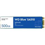 WD Blue SA510 SATA SSD 500 GB (tot 560 MB/s, Acronis True Image for Western Digital, gratis proefversie voor drie maanden van Dropbox Professional, 5 jaar beperkte garantie) M.2