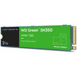 WD Green SN350 NVMe 2TB interne SSD harde schijf - Gen3 PCIe, QLC, M.2 2280, tot 3200 MB/s
