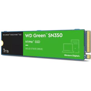 Western Digital WD Green SN350 NVMe SSD 1 TB (M.2, Western Digital SSD Dashboard, leessnelheden tot 3200 MB/s en schrijfsnelheden tot 2500 MB/s)