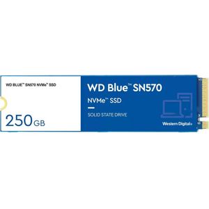 Western Digital WD Blue 250GB SN570 NVME M.2 PCIe 3.0 x4 SSD WDS250G3B0C - WDS250G3B0C