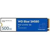 Western Digital WDS500G3B0E Blue SN580 NVMe SSD 500 GB (PCIe Gen4 x4 tot 4.000 MB/s lezen M.2 2280 nCache 4.0 technologie) Blauw