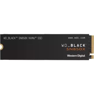 WD_BLACK SN850X NVMe SSD 4 TB interne SSD (gaming-opslag, PCIe Gen4-technologie, lezen 7.300 MB/s, schrijven 6.600 MB/s), zwart
