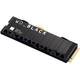 WD _BLACK SN850X NVMe SSD met Heatsink 1TB interne SSD (gaming-geheugen, PCIe Gen4-technologie, 7300 MB/s lezen, 6300 MB/s schrijven) zwart