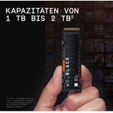 Western Digital Black SN850X - Interne SSD - Heatsink - NVMe M.2 - 1 TB