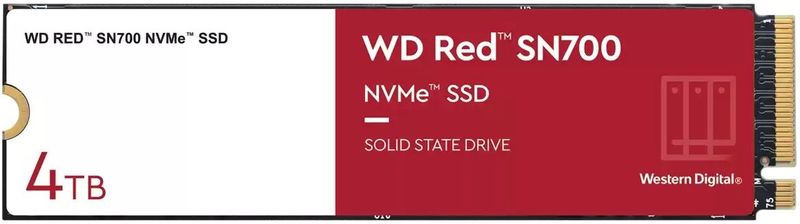 WD Red SN700 4TB NVMe SSD voor NAS-apparaten, met robuuste systeemresponsiviteit en uitzonderlijke I/O-prestaties