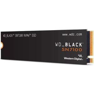 WD_Black SN7100 1TB - SSD M.2 2280 - PCI Express 4.0 x4 - 1TB - NVMe - 600 TBW - 3d v-nand (TLC) - zwart
