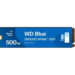 WD Blue SN5000 SSD - 500GB - M.2 - PCI Express 4.0 - PS5