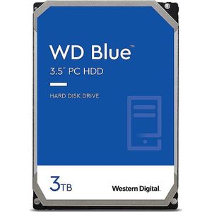 WD Blauwe 3TB SATA 8,9cm 3,5inch PC 6 Gb/s HDD. (3 TB, 3.5"", CMR), Harde schijf