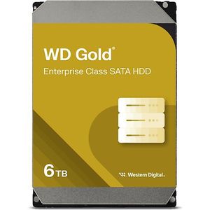 Western Digital - WD Gold - Harde Schijf - 6 TB - 7200 tpm - 256 MB Cache