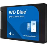 WD - Blue SA510 - SSD - 4 TB - SATA - Leessnelheid tot 560 MB/s
