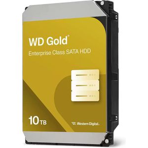 Western Digital - Gold WD103KRYZ - Interne Harde Schijf - 10 TB - 7200 RPM - SATA III