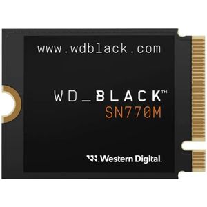 WD_BLACK SN770M 1TB M.2 2230 NVMe SSD, voor handheld gaming apparaten en compatible laptops. Tot 5150 MB/s, TLC 3D NAND Gewelidig voor de Asus ROG Ally, Steam Deck en Microsoft Surface