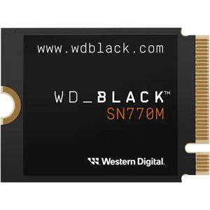 WD_BLACK SN770M 500 GB M.2 2230 NVMe SSD, für Handheld-Spielkonsolen und kompatible Laptops mit PCIe Gen 4.0, bis zu 5.000 MB/s, TLC 3D NAND, Ideal für Asus ROG Ally, Steam Deck, Microsoft Surface