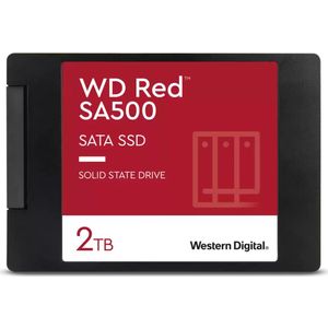 WD Red SA500 2TB - SSD - intern - 2 TB - 2.5"" - SATA 6Gb/s - 3d v-nand (TLC) - zwart