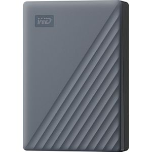 Western Digital My Passport - Externe Harde Schijf - USB-C - Grijs - 6 TB